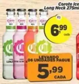 Amarelinha supermercados Corote Ice Long Neck oferta