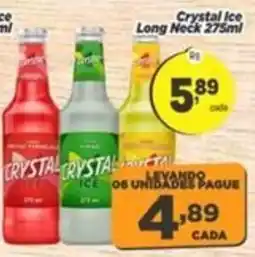 Amarelinha supermercados Crystal ice long neck oferta