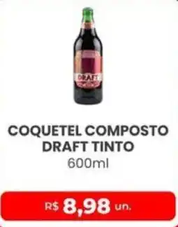 Higa Atacado Coquetel composto draft tinto oferta