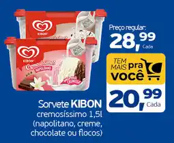 Cometa Supermercados Sorvete kibon cremosíssimo 1,5l oferta