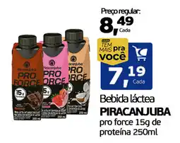 Cometa Supermercados Bebida láctea piracanjuba pro force 15g de proteína oferta
