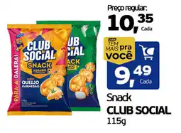 Cometa Supermercados Snack club social oferta