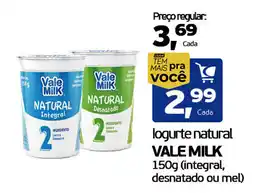 Cometa Supermercados logurte natural vale milk oferta