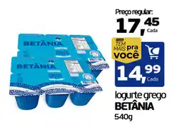 Cometa Supermercados logurte grego betânia oferta