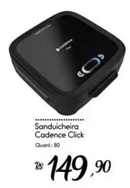 Giassi Supermercados Sanduicheira Cadence Click oferta