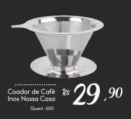 Giassi Supermercados Coador de Café Inox Nossa Casa oferta
