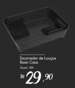 Giassi Supermercados Escorredor de Louças Basic Coza oferta