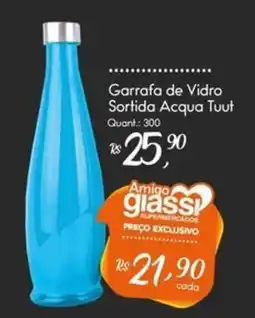 Giassi Supermercados Garrafa de Vidro Sortida Acqua Tuut oferta