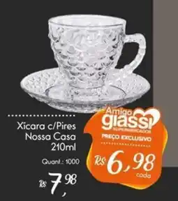 Giassi Supermercados Xicara c/Pires Nossa Casa oferta