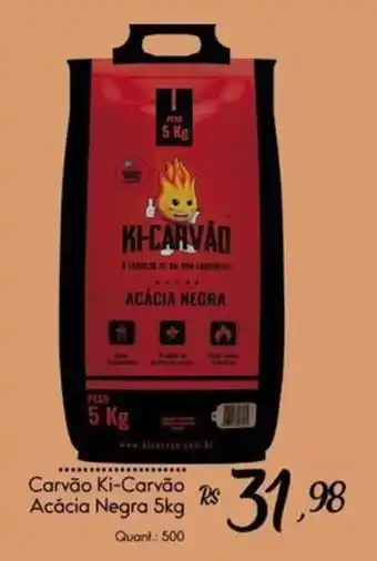 Giassi Supermercados Carvão Ki-Carvão Acácia Negra oferta