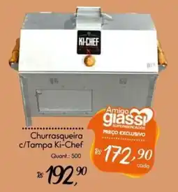 Giassi Supermercados Churrasqueira c/Tampa Ki-Chef oferta
