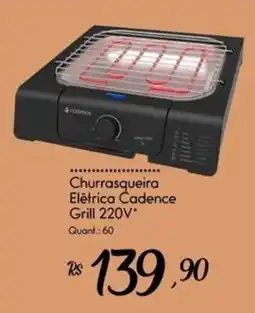 Giassi Supermercados Churrasqueira Elétrica Cadence Grill 220V oferta