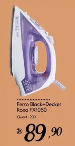 Giassi Supermercados Ferro black+decker roxo fx1050 oferta
