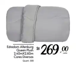 Giassi Supermercados Edredom Altenburg Queen Plush oferta