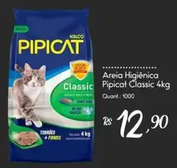 Giassi Supermercados Areia Higiênica Pipicat Classic oferta
