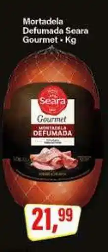 Rede Supermarket Mortadela Defumada Seara Gourmet oferta