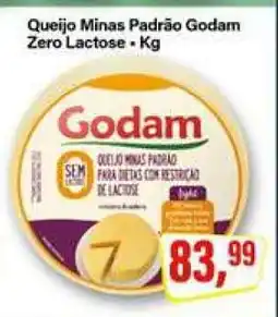 Rede Supermarket Queijo Minas Padrão Godam Zero Lactose oferta