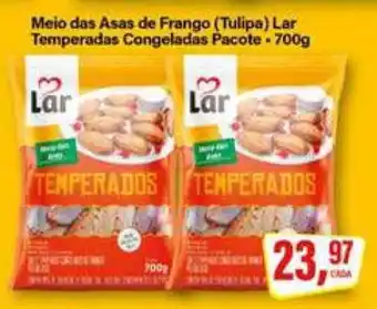Rede Supermarket Meio das Asas de Frango (Tulipa) Lar oferta