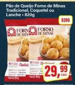 Rede Supermarket Pão de Queijo Forno de Minas oferta