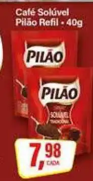 Rede Supermarket Café Solúvel Pilão Refil oferta