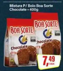 Rede Supermarket Mistura P/ Bolo Boa Sorte Chocolate - 400g oferta