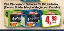 Rede Supermarket Chá Chinezinho Sabores C/ 10 Unidades oferta