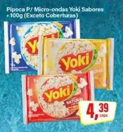 Rede Supermarket Pipoca P/ Micro-ondas Yoki Sabores oferta