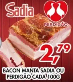 Barbosão Extra Supermercados Bacon manta sadia ou perdigão oferta