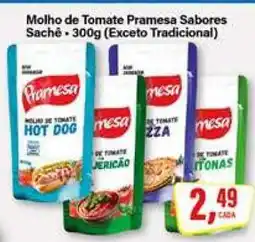 Rede Supermarket Molho de Tomate Pramesa Sabores Sachê oferta