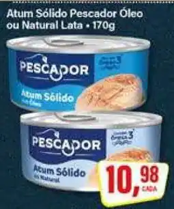Rede Supermarket Atum Sólido Pescador Óleo ou Natural Lata oferta