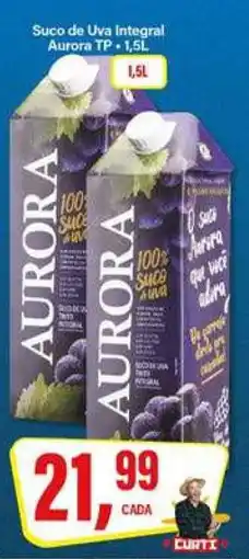 Rede Supermarket Suco de Uva Integral Aurora Tp oferta