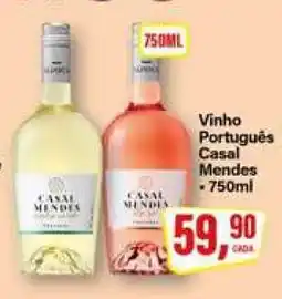 Rede Supermarket Vinho Português Casal Mendes oferta