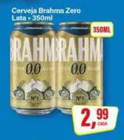 Rede Supermarket Cerveja Brahma Zero oferta