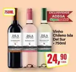 Rede Supermarket Vinho Chileno Isla Del Sur oferta