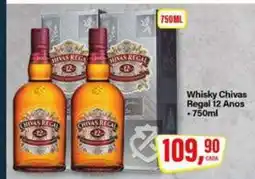Rede Supermarket Whisky Chivas Regal 12 Anos - 750ml oferta