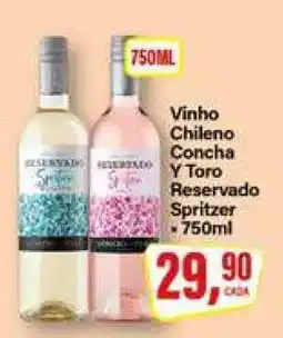 Rede Supermarket Vinho Chileno Concha Y Toro Reservado Spritzer oferta