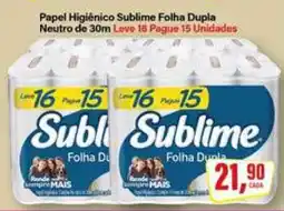 Rede Supermarket Papel Higiênico Sublime Folha Dupla oferta