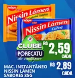 Supermercado Porecatu Mac. instantâneo nissin lâmen oferta