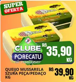 Supermercado Porecatu queijo mussarela szura peça/pedaco oferta