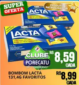 Supermercado Porecatu bombom lacta favoritos oferta
