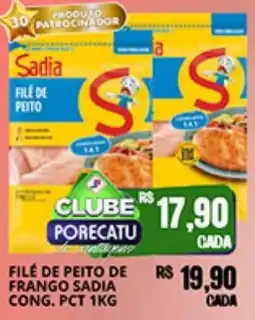 Supermercado Porecatu Filé de peito sadia oferta