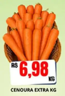 Supermercado Porecatu cenoura extra kg oferta