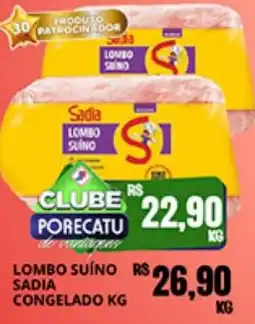 Supermercado Porecatu Lombo suíno sadia oferta