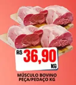 Supermercado Porecatu músculo bovino peça/pedaco kg oferta