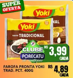 Supermercado Porecatu Farofa pronta yoki tradicional oferta