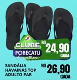 Supermercado Porecatu sandália havainas top adulto par oferta