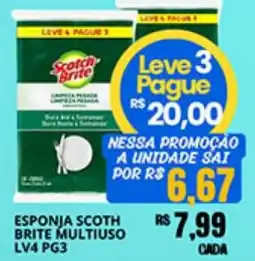 Supermercado Porecatu esponja scotch brite multiuso oferta