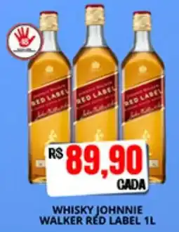 Supermercado Porecatu Whisky johnnie walker red label oferta