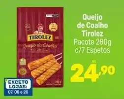 Supermercados Jau Serve Queijo de Coalho Tirolez oferta