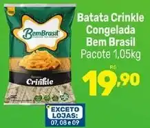 Supermercados Jau Serve Batata crinkle congelada bem brasil oferta